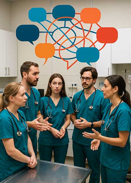 Fortbilduing Kommunikation im Team Masterclass I Foto KI